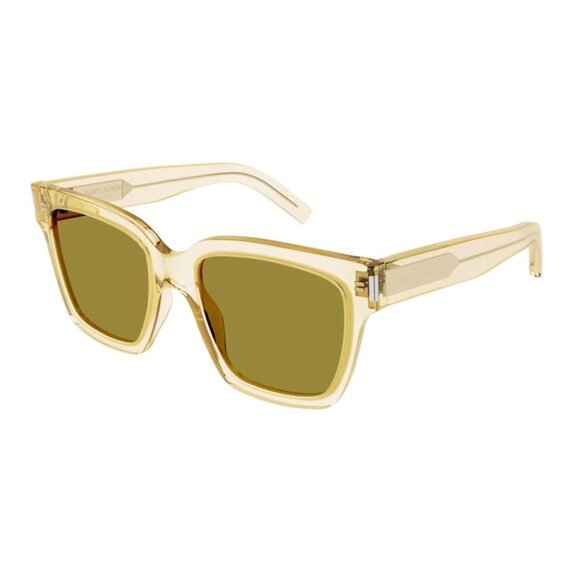 NEW SL507 005 SAINT LAURENT SUNGLASSES YELLOW UNISEX EYEWEAR SL 507 005 - Picture 1 of 4
